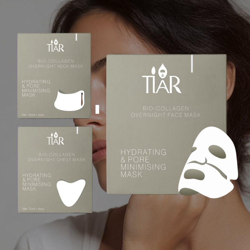 4 masques pour le visage + 4 masques pour le cou + 4 masques pour la poitrine